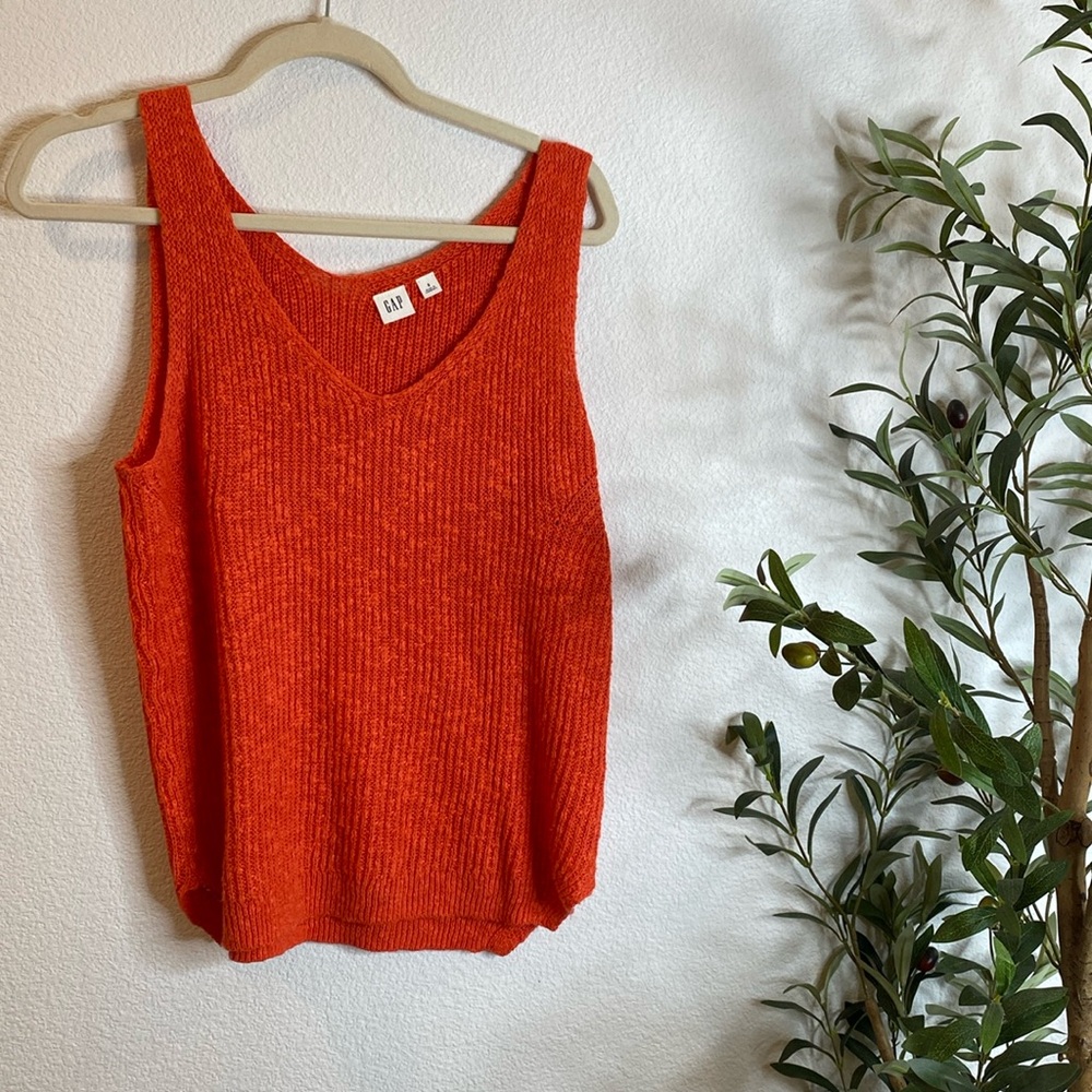 neon knit tank small